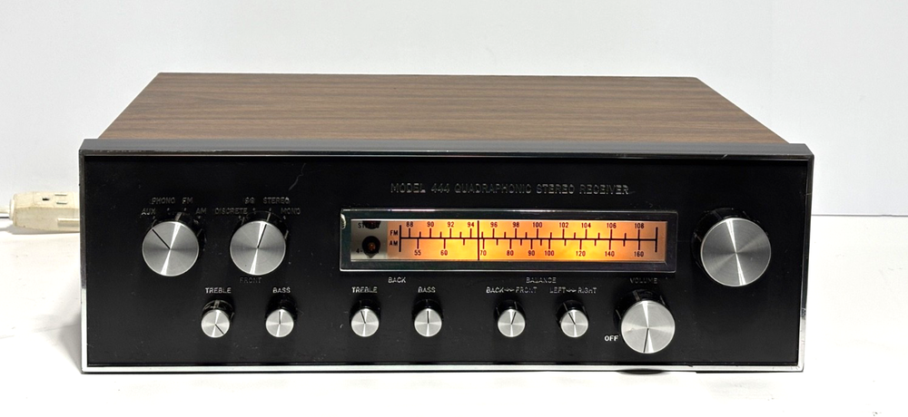 Model 444 Quadraphonic Stereo Receiver – Vintage 1970s – Tested & Working