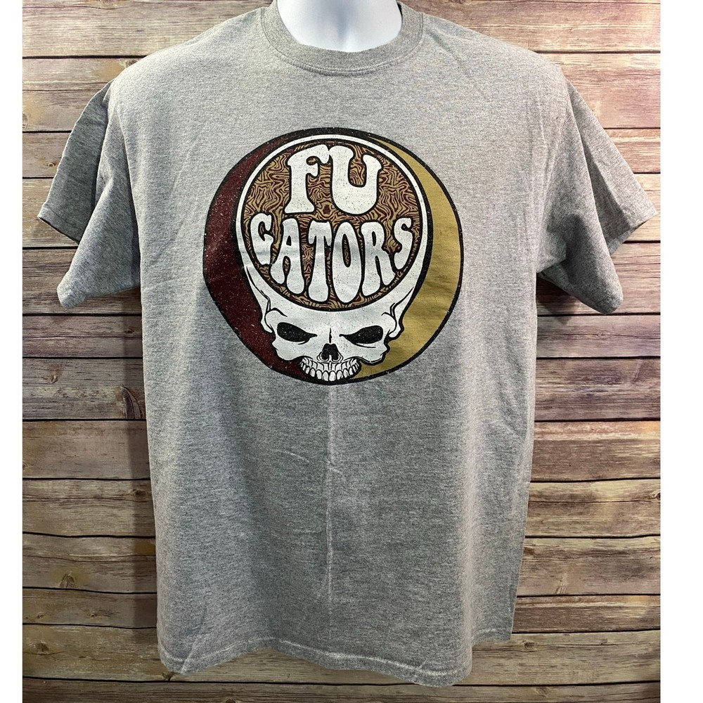 Grateful Dead FSU vs FU Gators gray t-shirt size medium