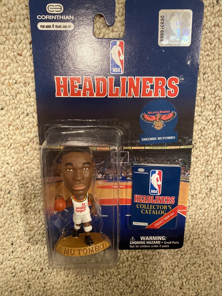 NBA Headliners Atlanta Hawks Dikembe Mutombo  Action Figure