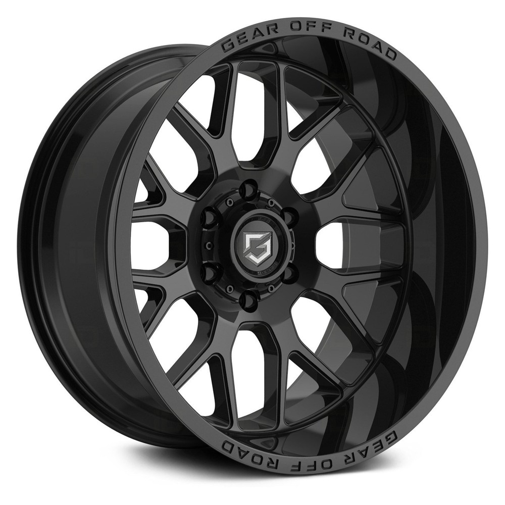 Gear Off Road 763B RAID 18x9 5x127 Matte Black Wheels Set of 4