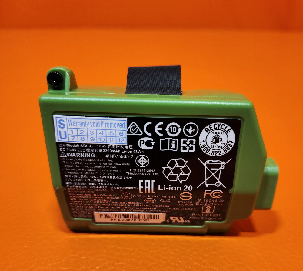 New ABL-B 48Wh Battery for iRobot Roomba S9 S9+ S9550 9550 14.4V Vacuums-image