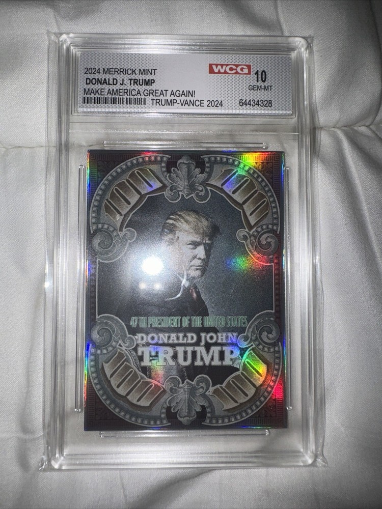 Donald Trump 2024 100 BILL Assassination Attempt Card WCG GM-MT