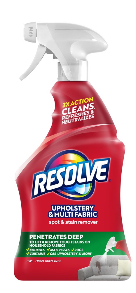 Resolve, Upholstery & Multi Fabric, Spot & Stain Remover, 22 Oz, Fresh Linen Sce