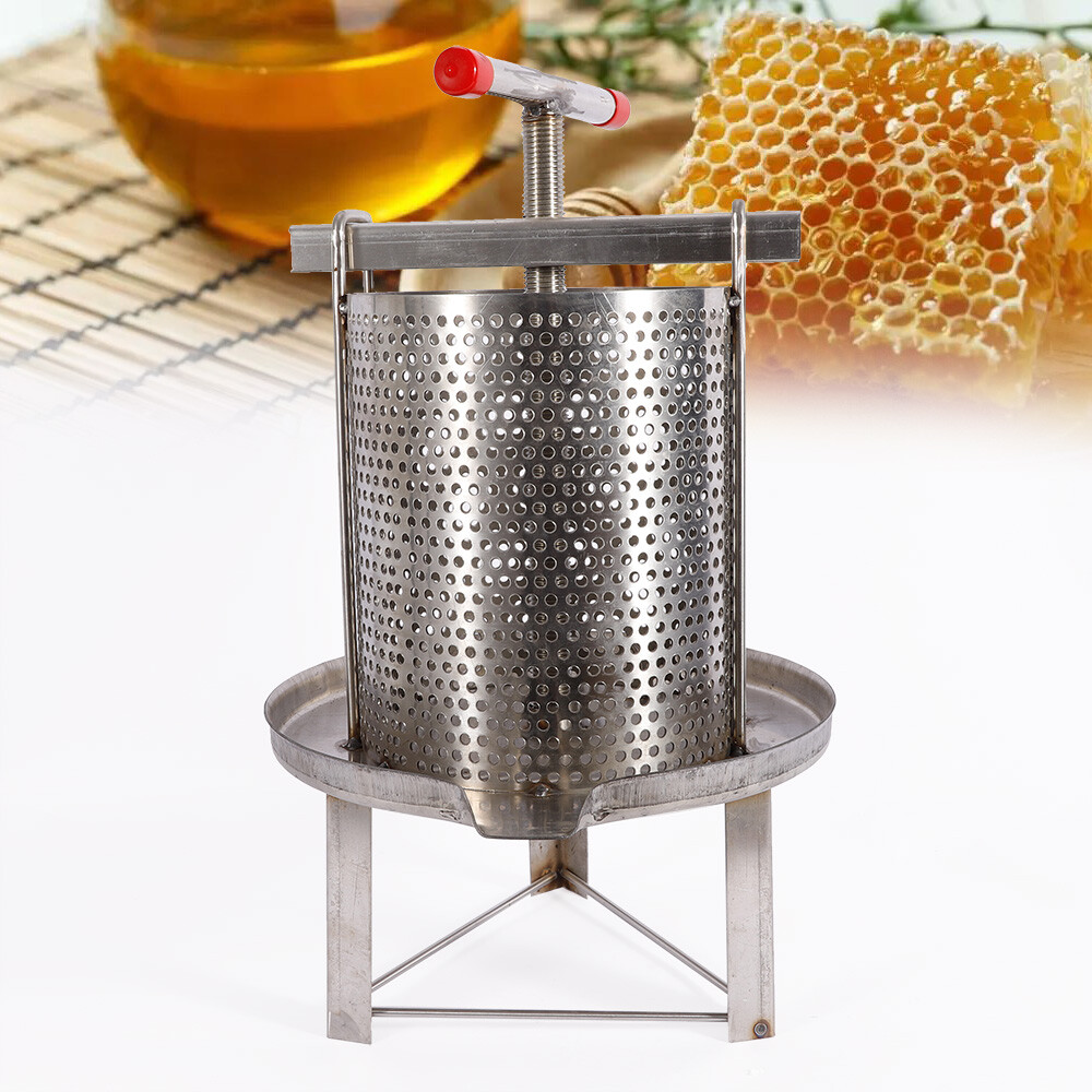 Honey Press Extractor Beekeeping Manual Honey Press Machine Tool Stainless Steel