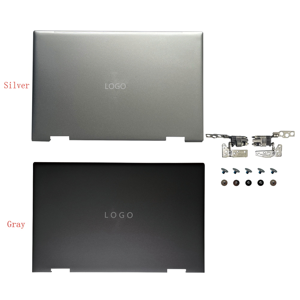 New LCD Back Cover+Hinges For HP ENVY X360 15-EW 15-EY N09645-001 N09644-001 USA