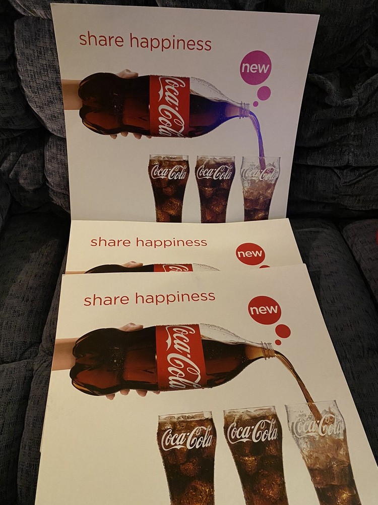 18’ X 17’ Posterboard Coke Signs