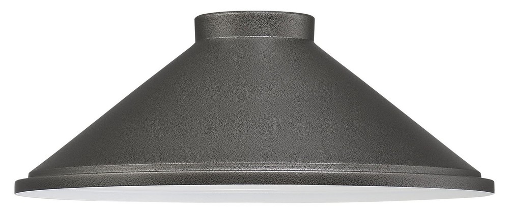 Smoked Iron 14-Inch Outdoor Wall Sconce Shade by Great Outdoors