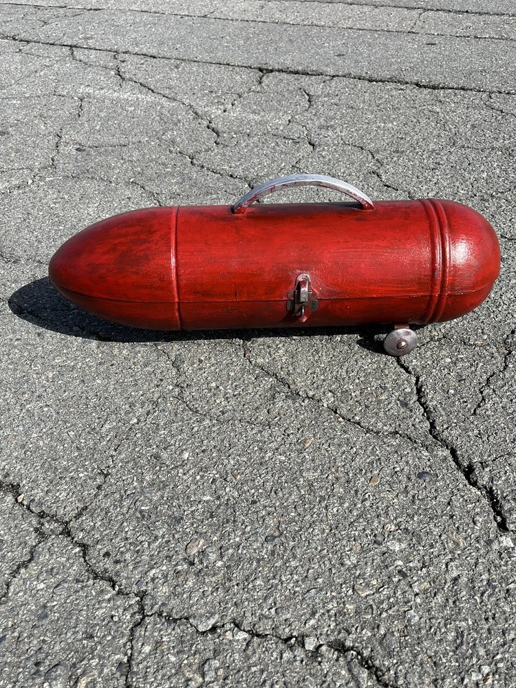 Blackhawk Toolbox Bullet Vintage Rare Nugget Torpedo USA Red Zeppelin Art Deco