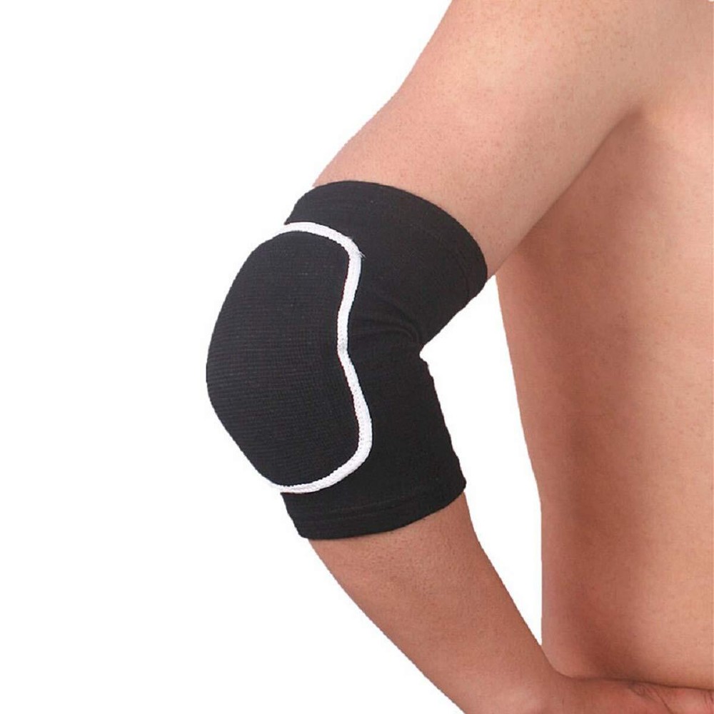 Pair of Compression Elbow Pads Arm Brace Support Fitness Arm Knee Protector V...