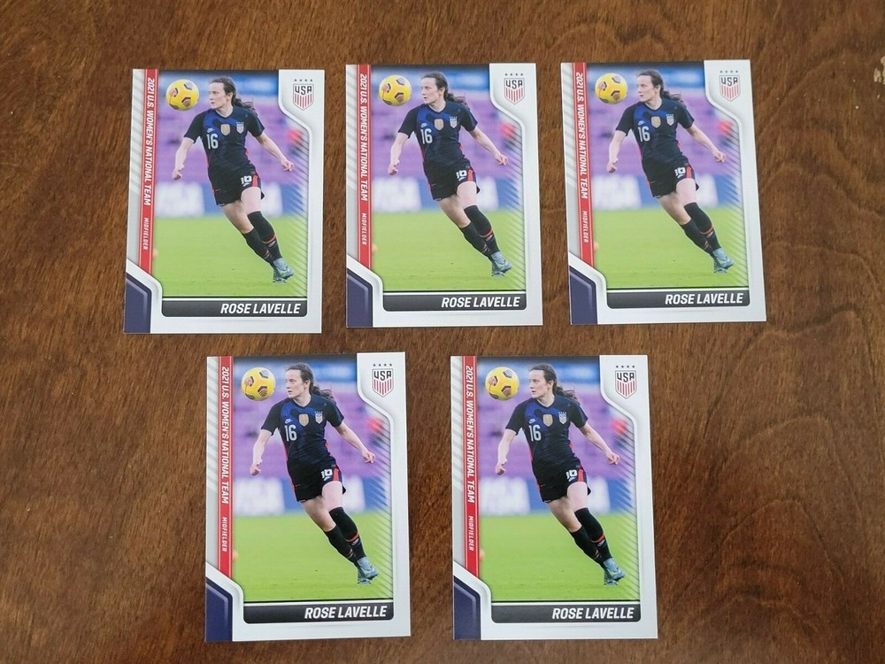 Rose Lavelle 5 Card Lot 2021 USWNT Panini Instant Soccer Trading Cards
