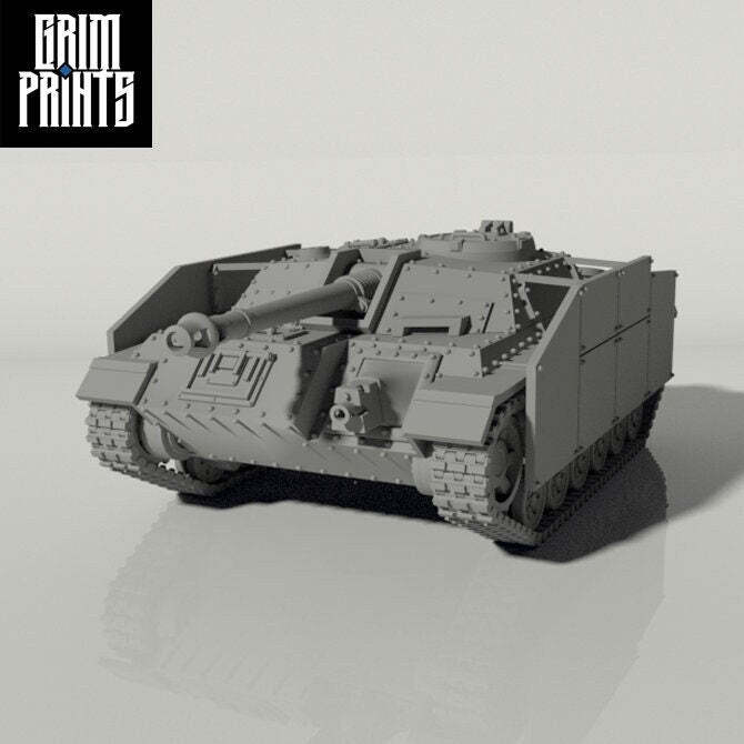 Grim StuG III Tank proxy for Grimdark tabletop wargaming
