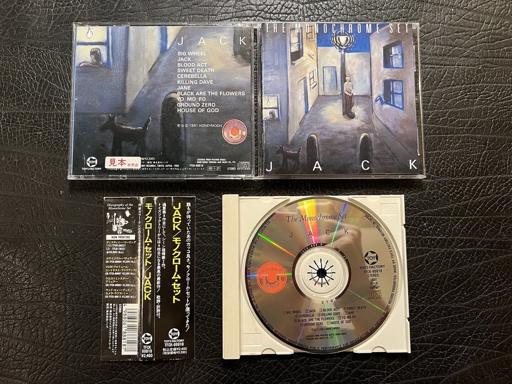 THE MONOCHROME SET jack JAPAN CD sample W/OBI 1992 TFCK-88818 Alternative Rock