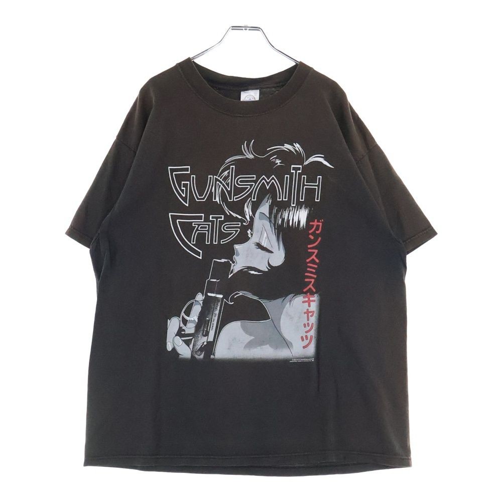 VINTAGE 90s GUN SMITH CATS ANIME TEE Gun Smith Cats Front Print T-shirt Short Sl
