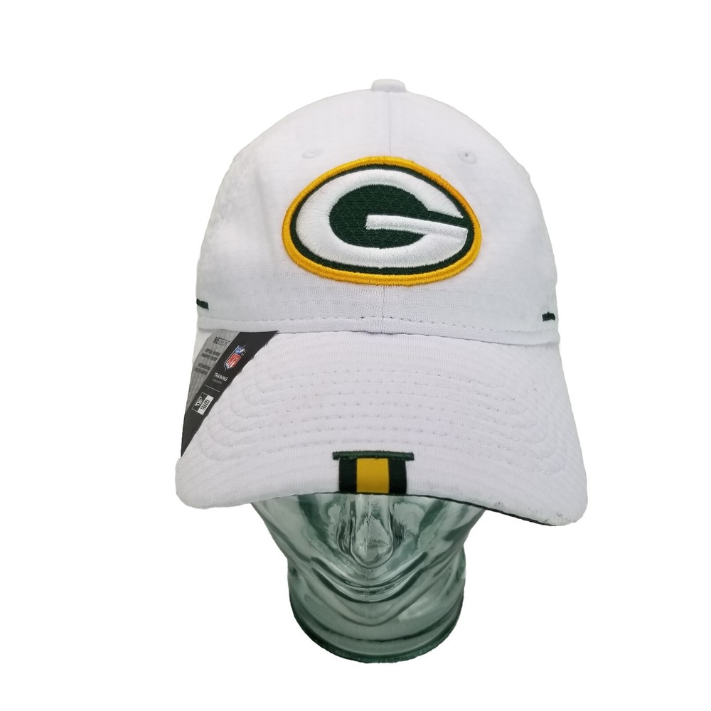 Green Bay Packers New Era 9Twenty Woman's White Strapback Hat OSFA Baseball Cap