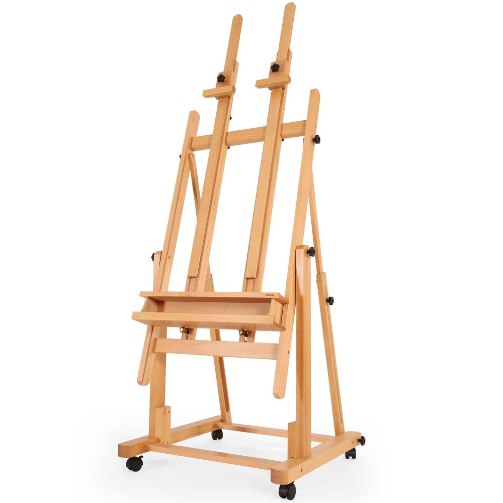 VISWIN Double Mast Extra Large H-Frame Easel Hold Canvas up to 83