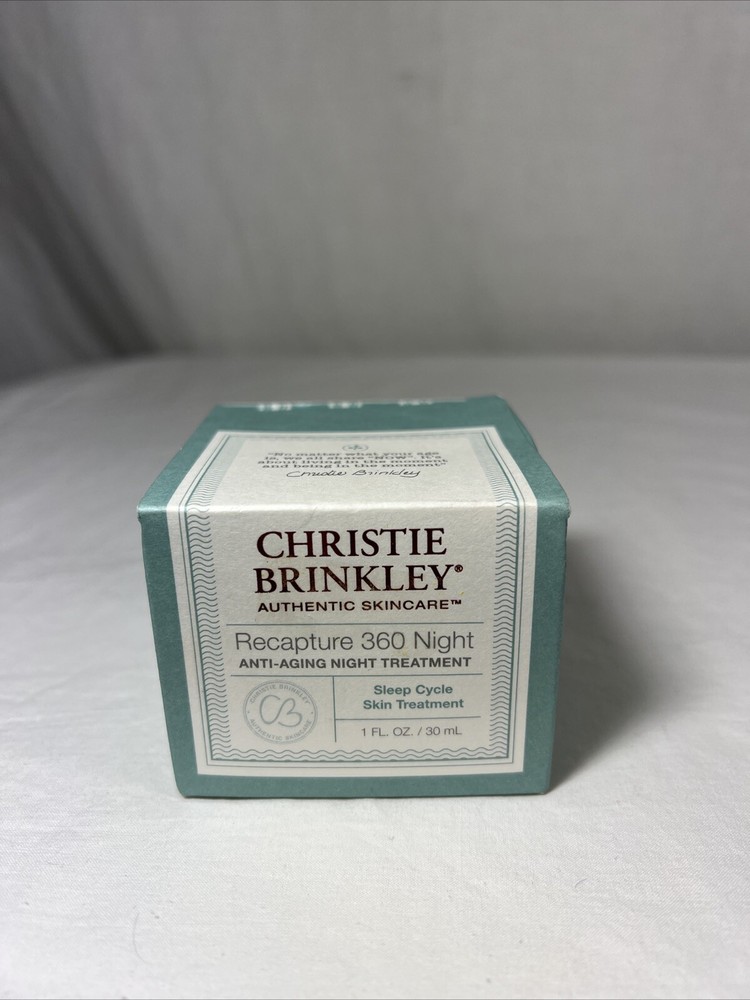 (NEW) Christie Brinkley Recapture 360 Anti-Aging Night Cream 1 oz  HTF  🔥