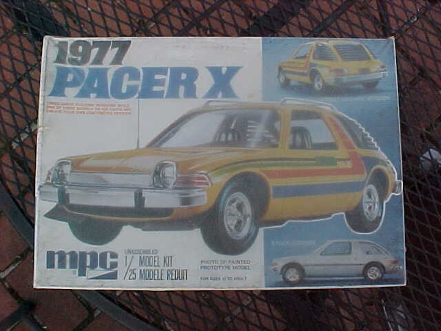 1977 ORIG AMC PACER X MPC MODEL KIT 1-7701 FACTORY SEALED BOX SCARCE
