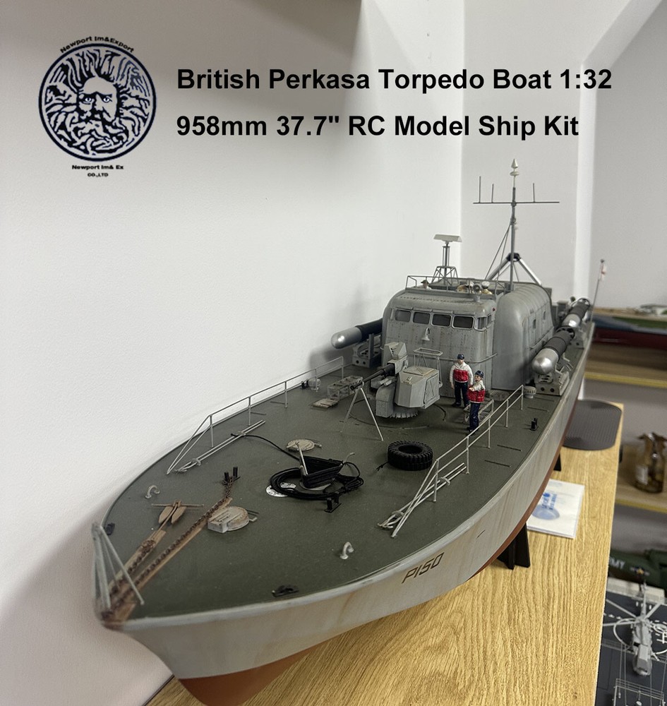 British Perkasa Torpedo Boat 1:32 958mm 37.7