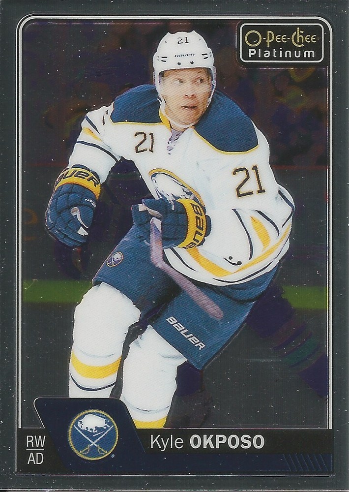 Kyle Okposo #69 2016-17 O-Pee-Chee Platinum Base Hockey Card