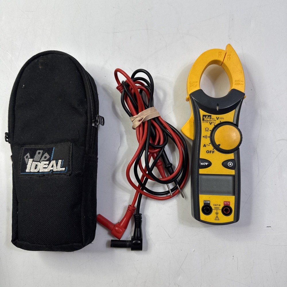 IDEAL 400 AAC Clamp Meter 61-736 True RMS, Non-Contact Voltage Guaranteed