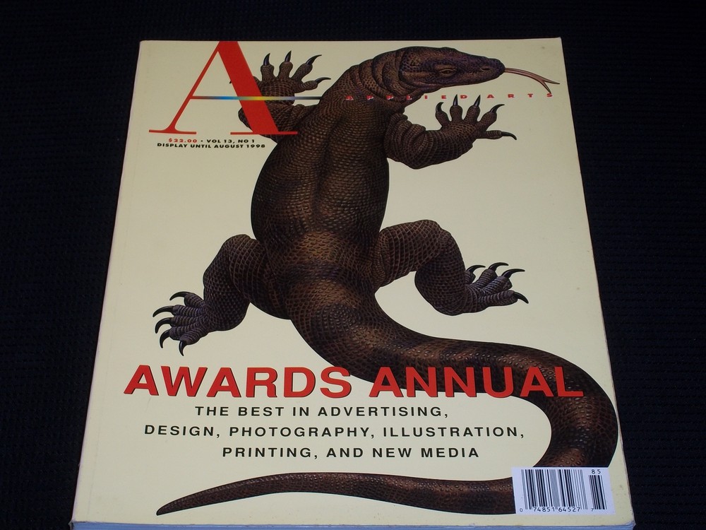 1998 AUGUST APPLIED ARTS MAGAZINE - AWARDS ANNUAL FRONT COVER - E 3114