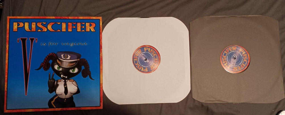 Puscifer, V Is For Vagina, 2008 1st Pressing Vinyl 2 LP
