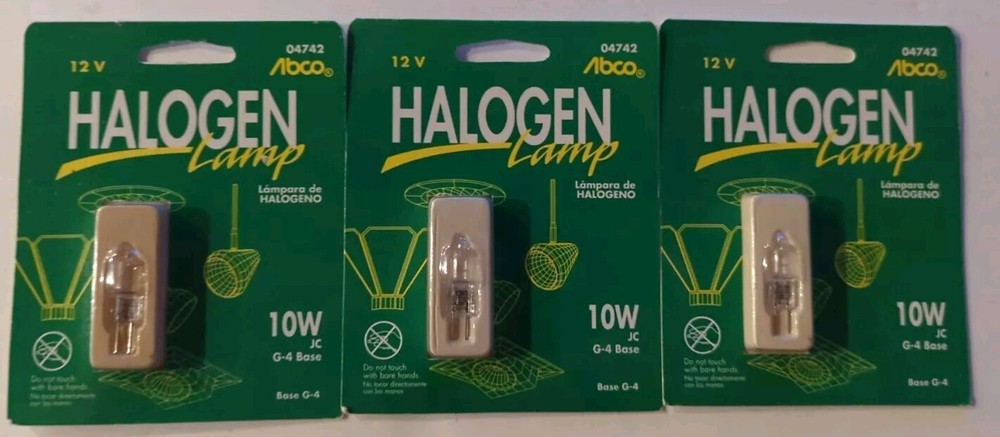 3 Abco -  10 watts T3  Decorative  Halogen Bulb  120 lumens White (3x 1 pk)-image