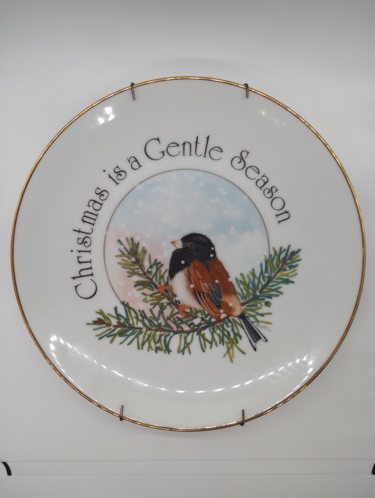 Abbey Press 1979 Limited Edition Bird Plate 1781 of 6000 The Gentle Season-image