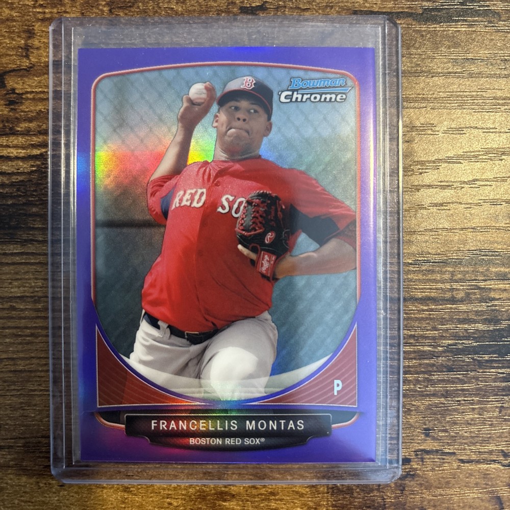 2013 Bowman Chrome Purple Refractors #16 Francellis Montas /199