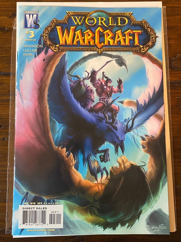 2008 Wildstorm WORLD OF WARCRAFT #3 9.4 NM