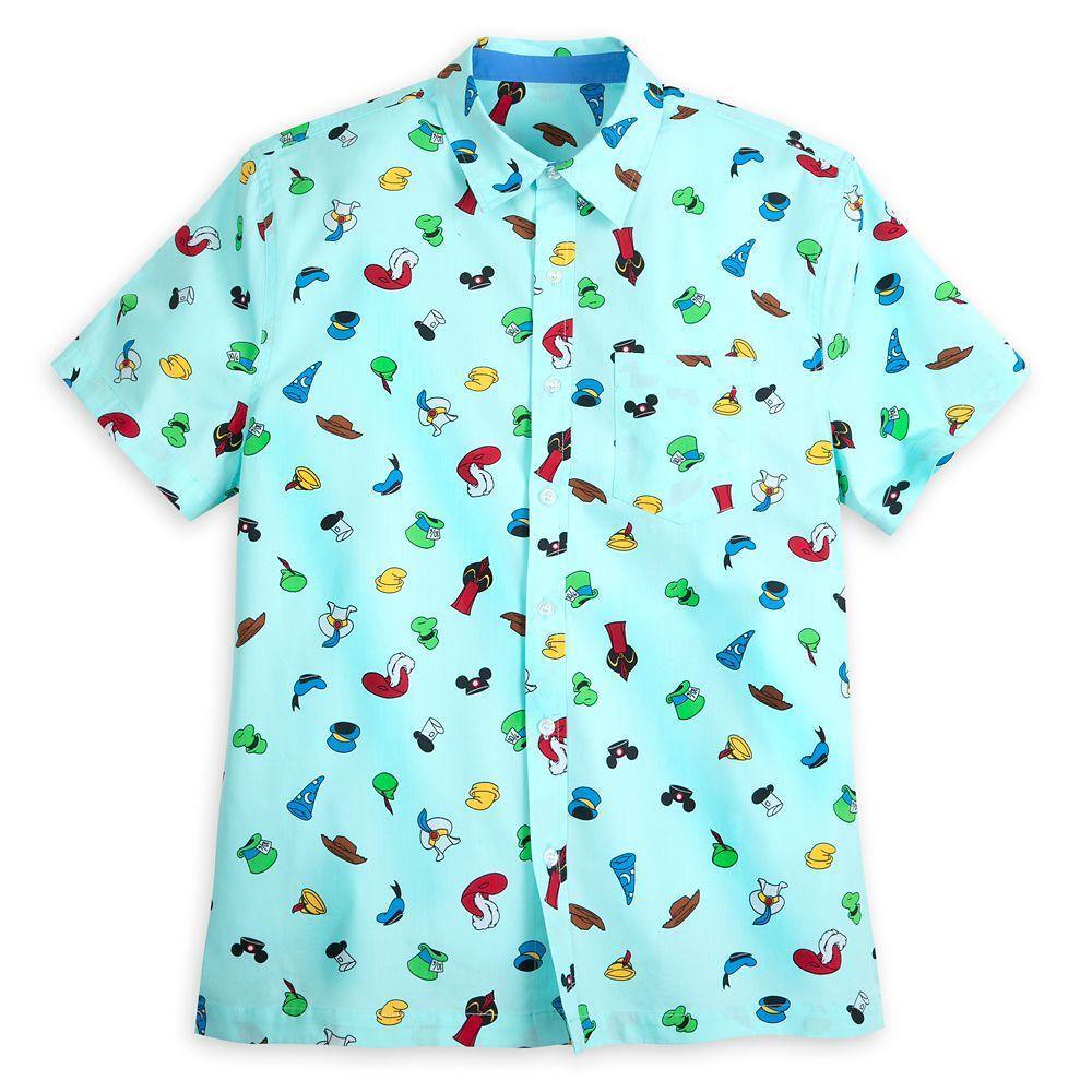 Disney Character Embroidered Men's Casual Woven Shirt