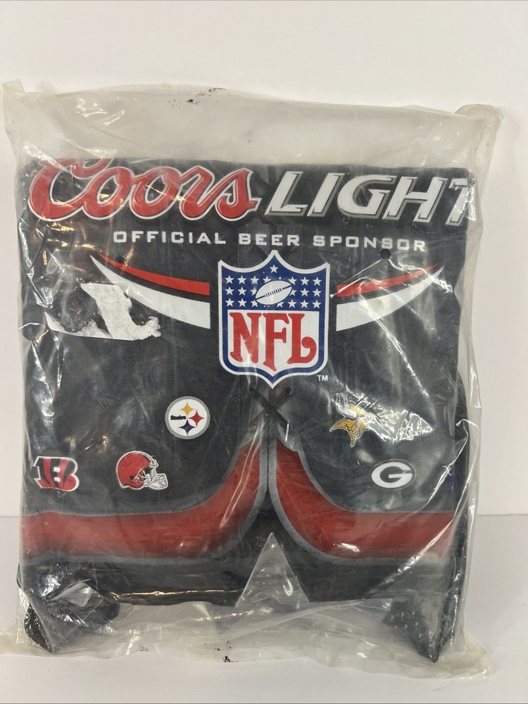 Coors Light NFL Inflatable Shoulder Pads for Man Cave Super Bowl Party Decor