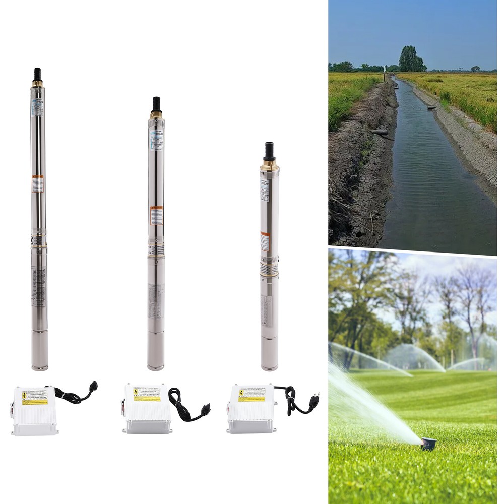 91.86/134.5/196.85 FT Deep Well Submersible Pump 1