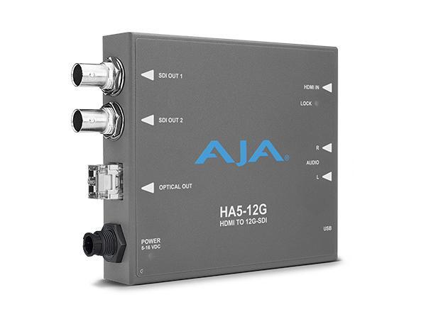 AJA HA5-12G-T HDMI 2.0 to 12G-SDI Converter with Fiber Transmitter