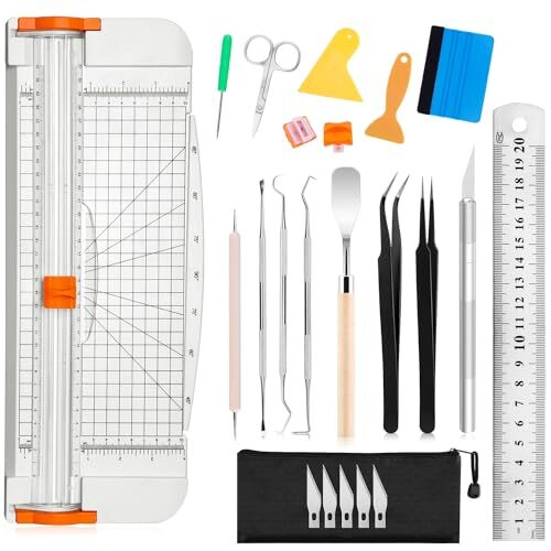 Famomatk 23PCS Weeding Tools for Vinyl, Craft Weeding Tools Set with 12Inch P...
