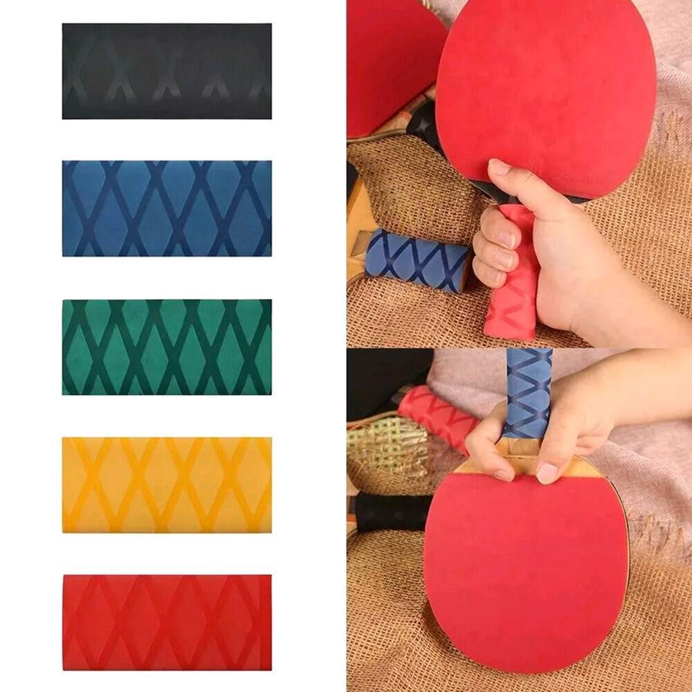 1x Heat-shrinkable Material Overgrip Handle Tape Ping Pong Paddle Durable