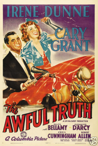 Vintage Cary Grant cult movie poster The Awful Truth art print #11