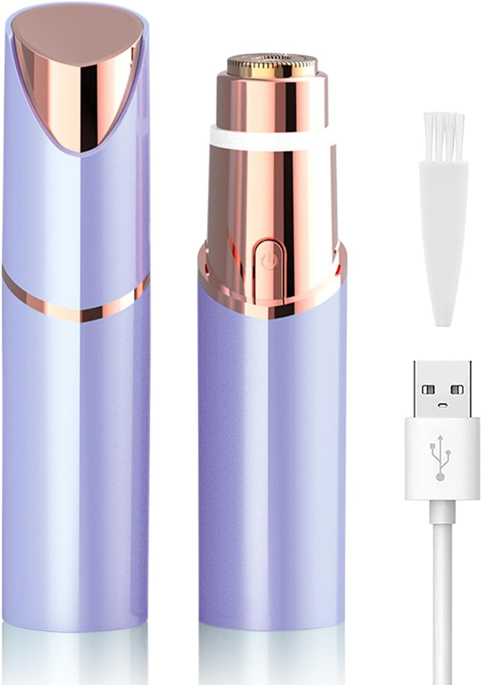 Facial Hair Removal for Women, Portable Lady Hair Shaver, Electric Rechargeable