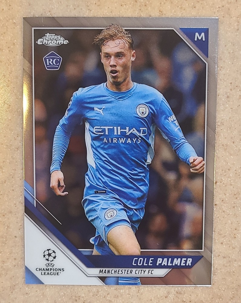 2021-22 Topps Chrome UEFA Cole Palmer RC #135 CHROME ROOKIE CARD