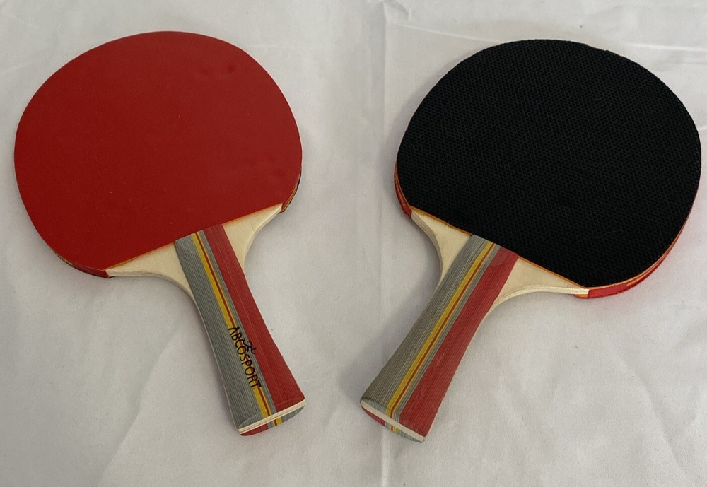 1 Set Of Abco Sport Ping Pong Paddles Tabletennis racquets rackets-image