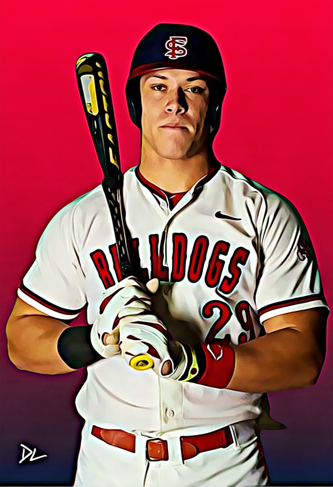 Aaron Judge Fresno St Bulldogs Original Pop Art Print 13x19 Poster-image