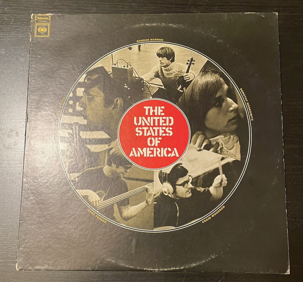The United States Of America – Self Titled Debut LP - CS-9614 - 1968 US Vinyl