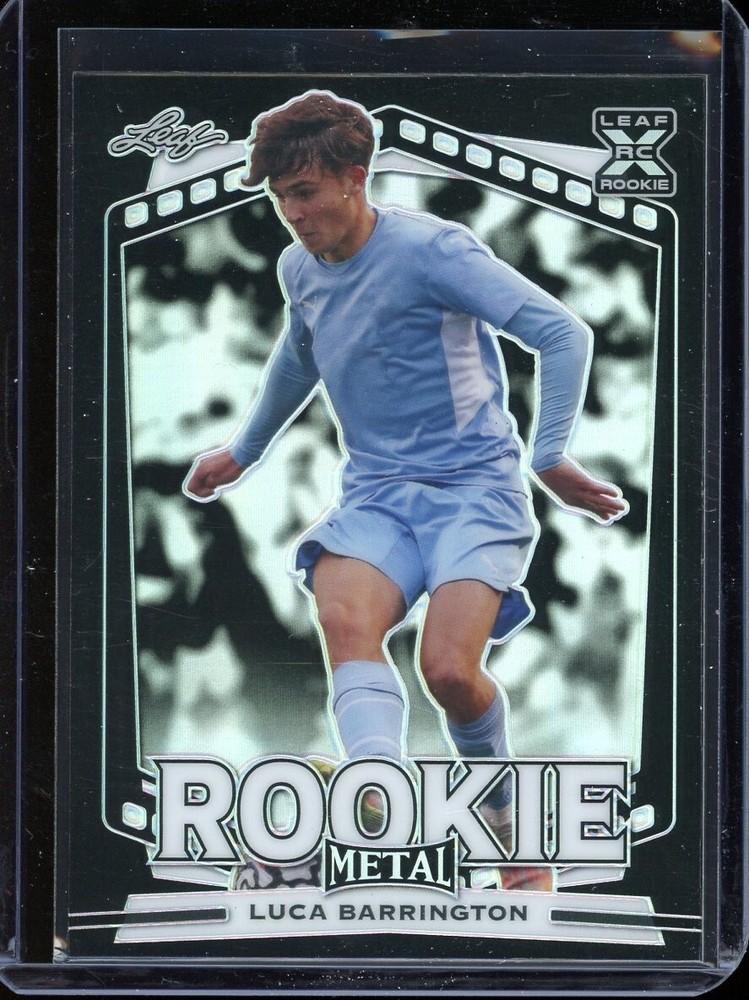 2022 Leaf Metal Soccer Black Prismatic Luca Barrington Rc #MS-13 (13/15)