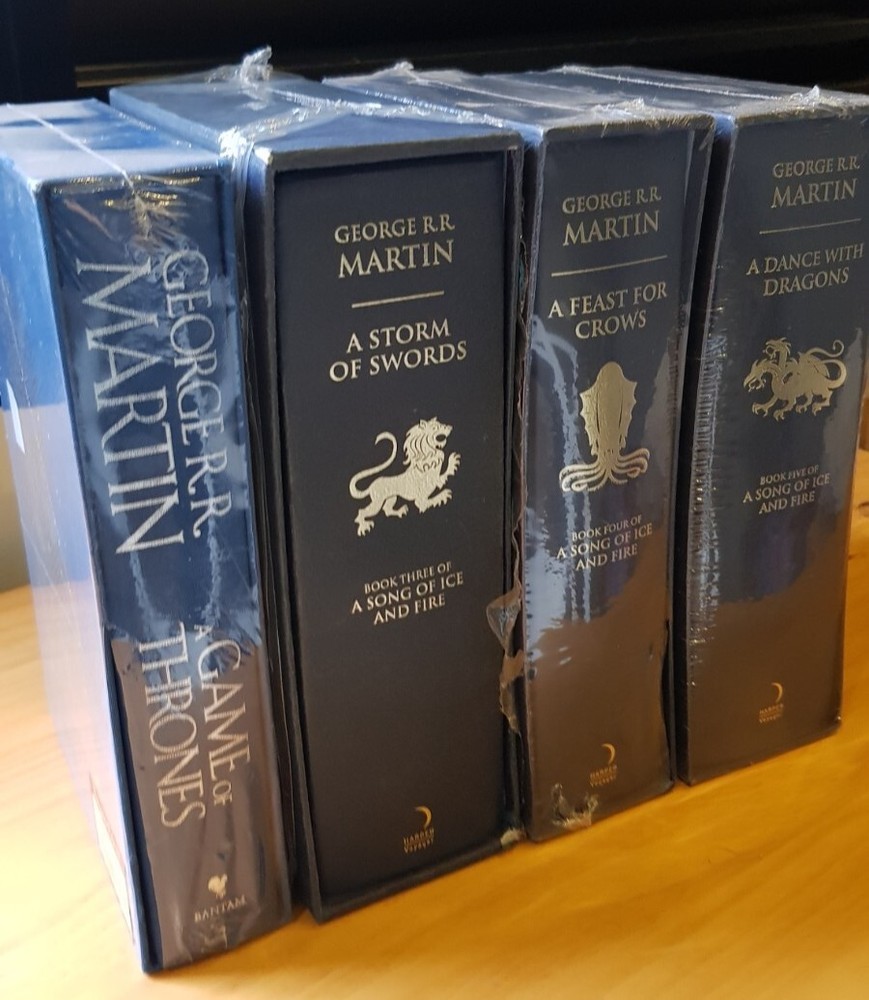 A Song of Ice and Fire Deluxe Hardcover Box Set Books 3-5 by Harper Voyager-image