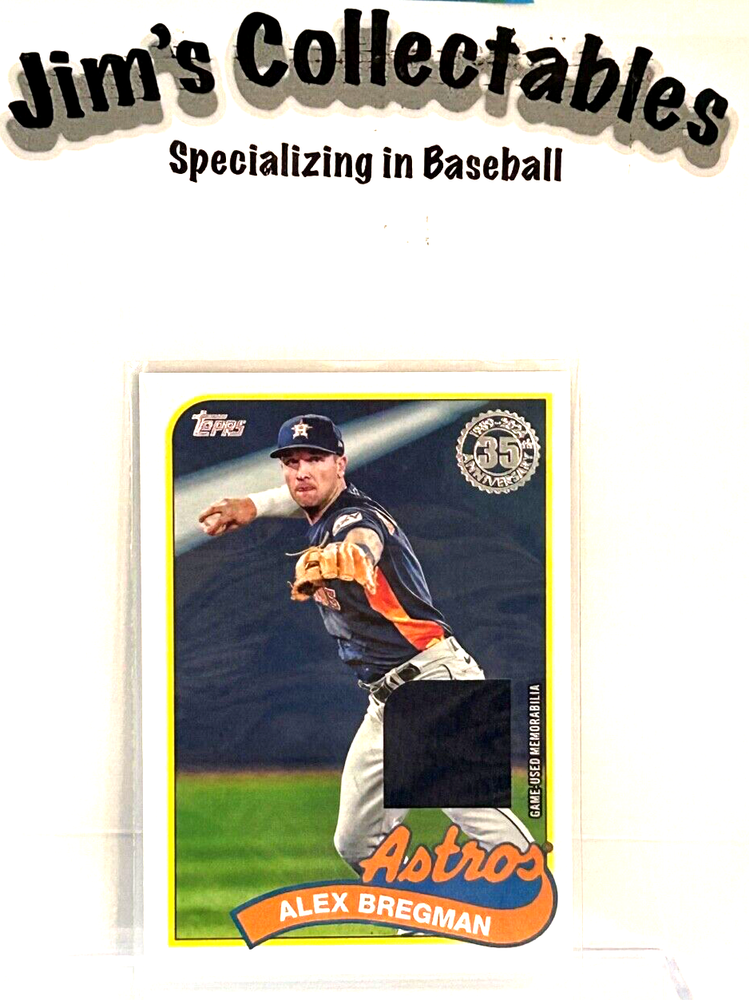 2024 Topps Alex Bregman 1989 35th Anniversary Relic Card #89BR-ABR-image