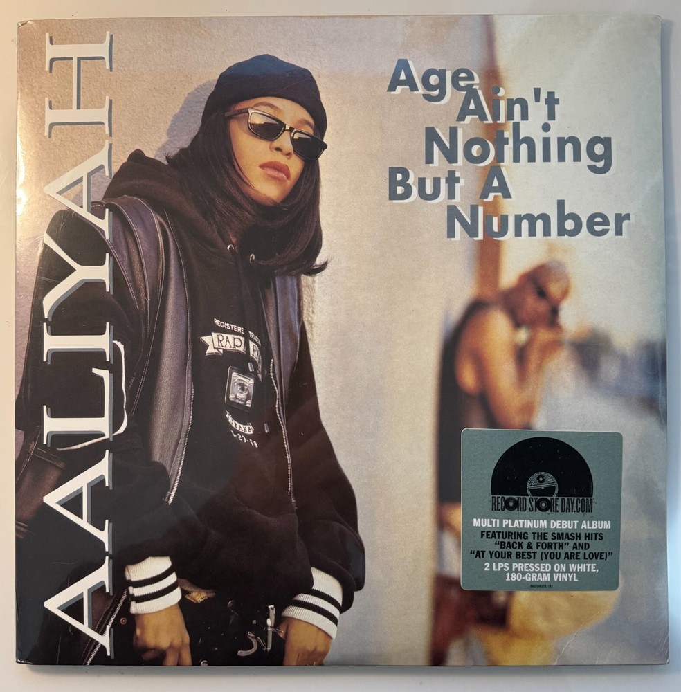 Aaliyah Age Aint Nothing But a Number White LP 2014 Record Store Day- NEW SEALED-image