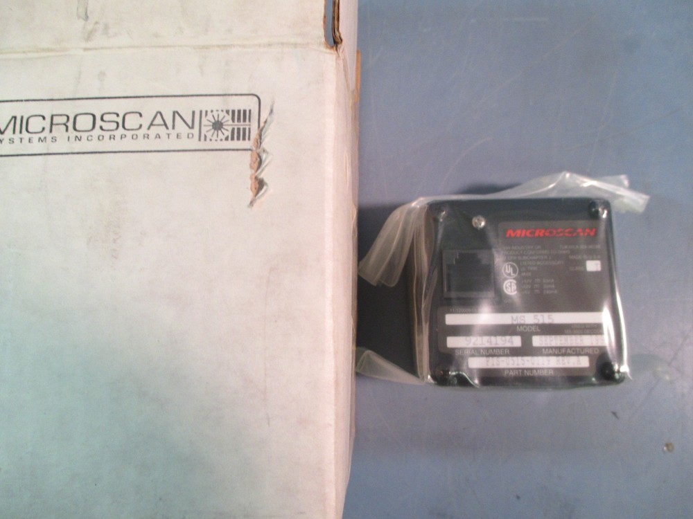 Microscan MS-515 Industrial Fixed Mount Barcode Scanner