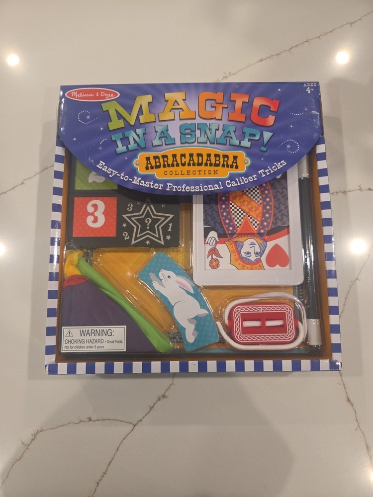 Melissa & Doug Magic in a Snap! Abracadabra Collection Magic Tricks Set (10...-image
