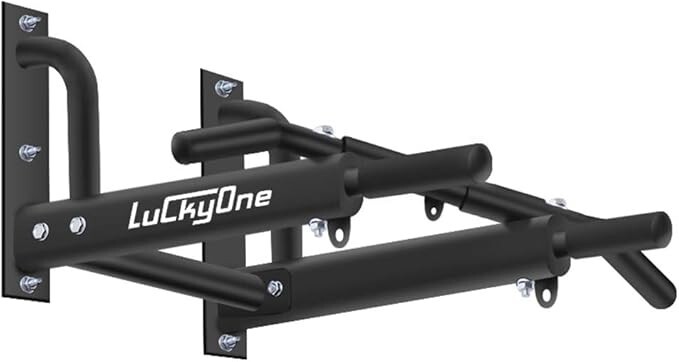 Wall Mounted Pull Up/Chin Up Bar with Bearing Frame Design for Indoor Workout...