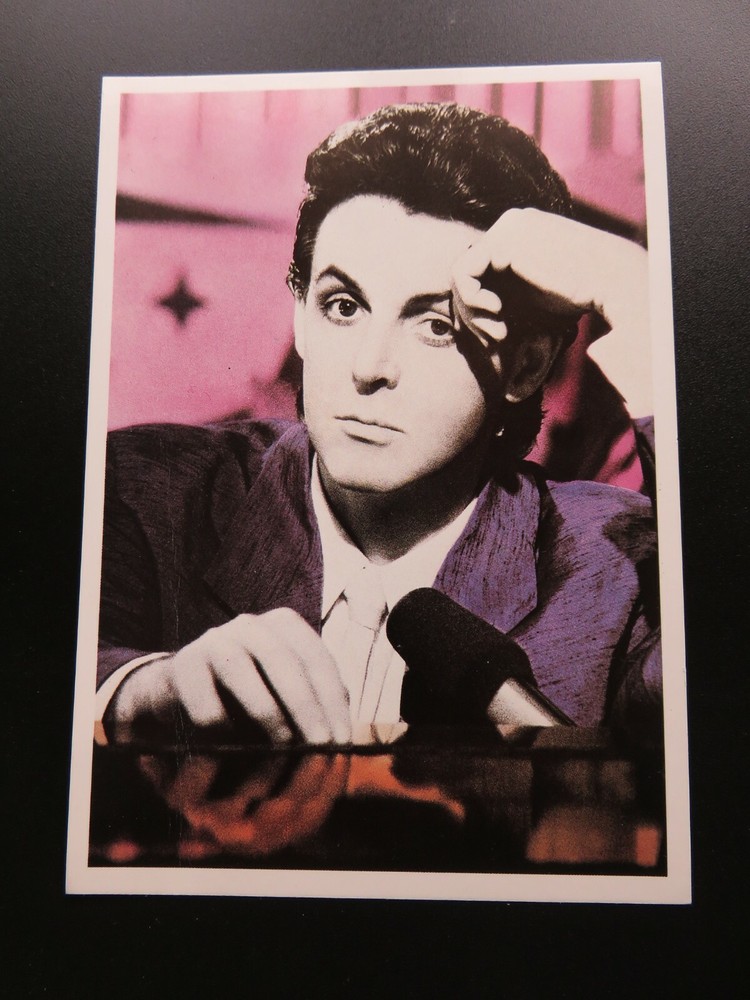 PAUL McCARTNEY GIVE MY REGARDS TO BROAD STREET   PROMO  CARD  EXCELLENT